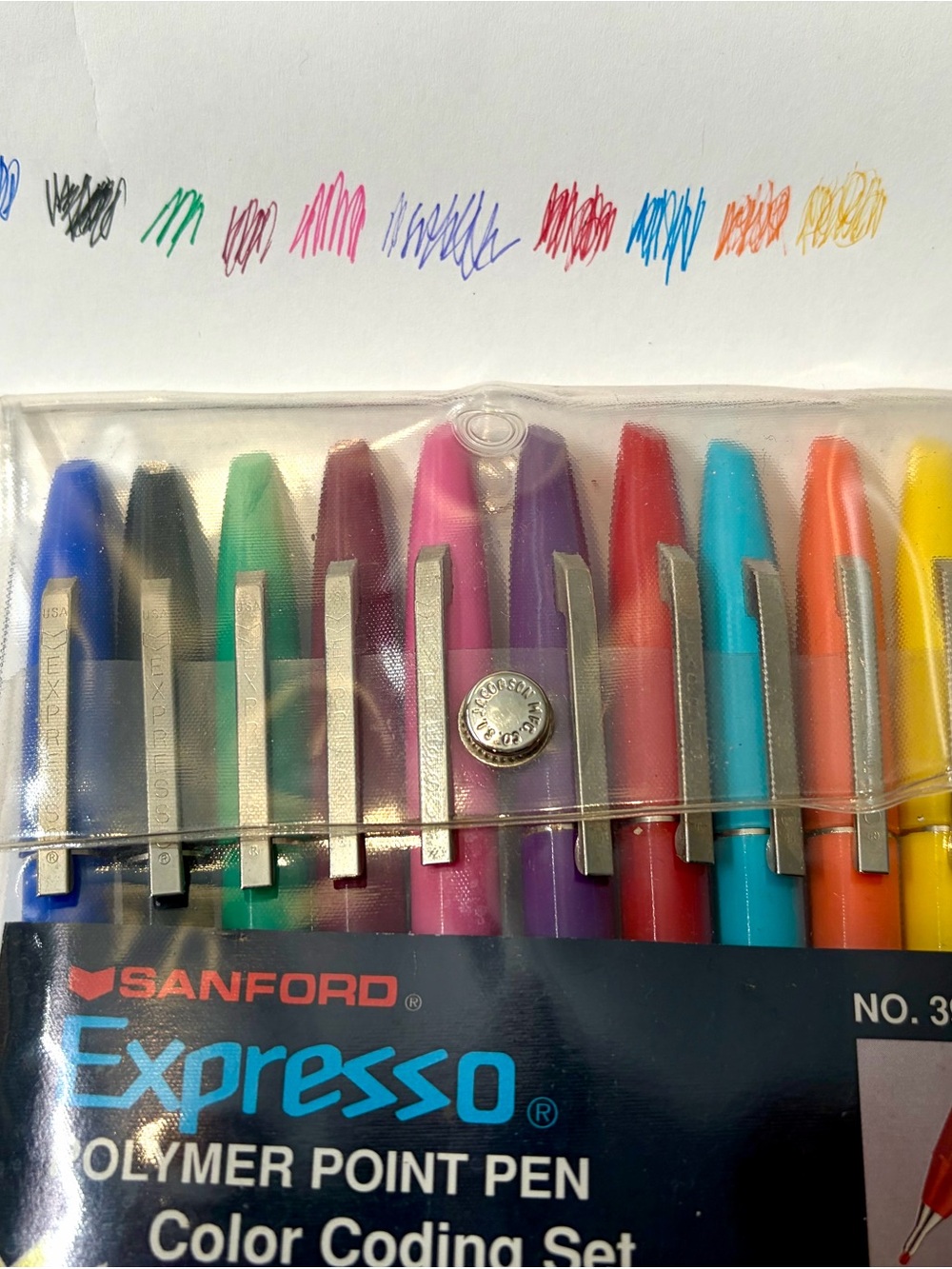 Vintage Sanford Polymer Expresso Color Extra Fine .3mm Point Pens Working
